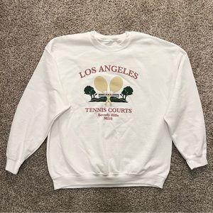 LA Beverly Hills Tennis Courts Crewneck XL
